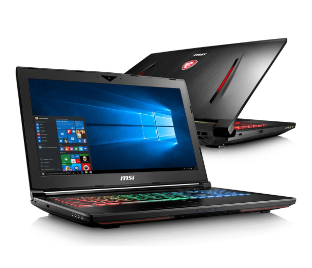 MSI GT62VR i7-7700HQ/16/1TB+128SSD/Win10 GTX1060 IPS - 346587 - zdjęcie